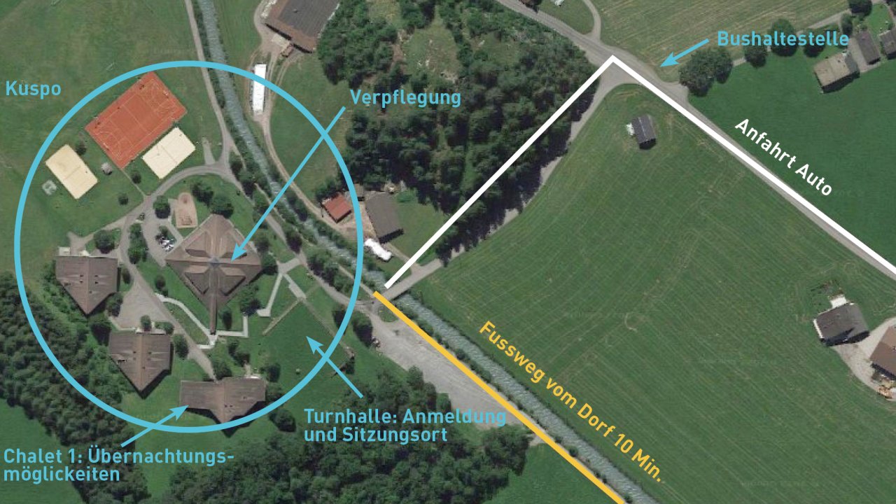 Lageplan vom Kuspo